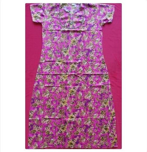 Various Ladies Short Sleeve Gown