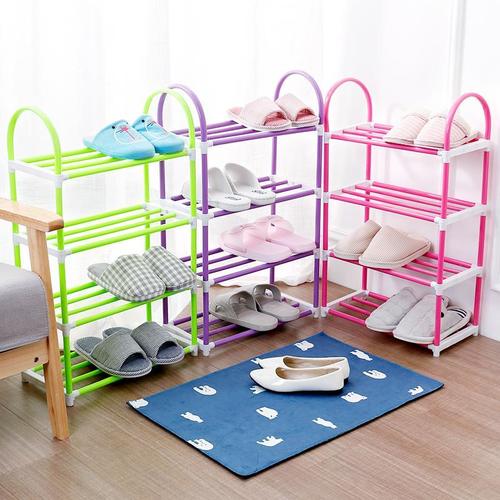 Light Weight Plastic Foldable 5 Shelves Shoe Rack