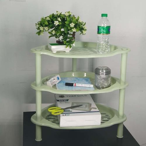 Kitchen Accessories Portable Three-Layer Plastic Shelf