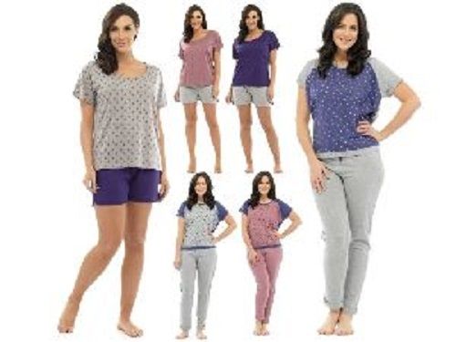 Various Colors Are Available T Shirt And Lower Ladies Nightwear