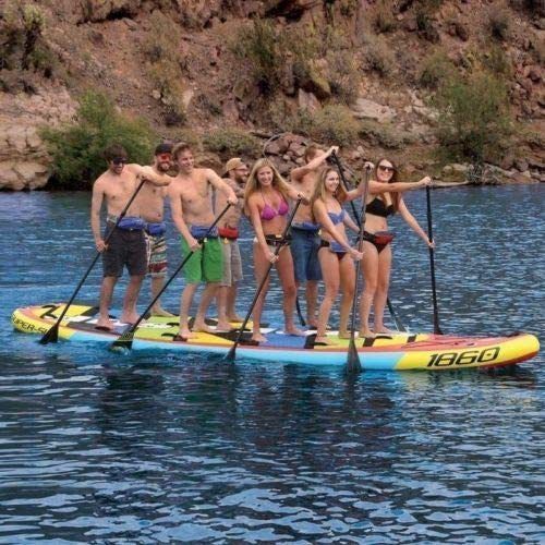 Inflatable PVC 10-14 Person Oversized Paddle Board