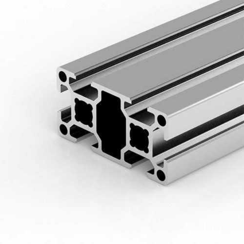 Silver Robust Construction Aluminum Extrusion 