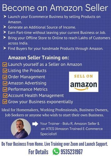 Amazon Seller Training and Support Service By Independent Consultant and Trainer