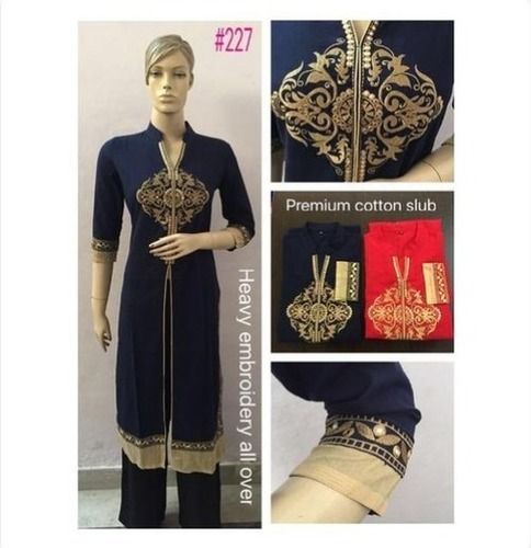 Various Ladies Front Slip Rayon Kurti