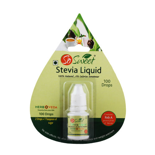 100% Stevia Sugar Free Natural Drops