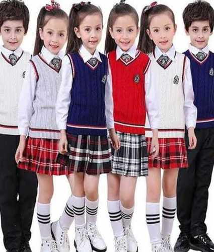 Comfortable Kids School Uniform Age Group: Adult