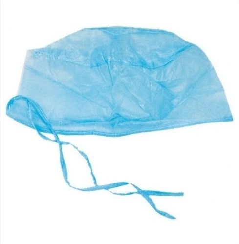 Blue Disposable Medical Surgeon Cap