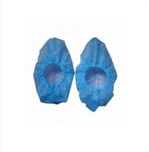 Disposable Plastic Shoe Cover - Adaptive Design, Unisex Free Size, Medical Grade | Disposable, Blue Color, Personal Protection for Hospitals and Clinics