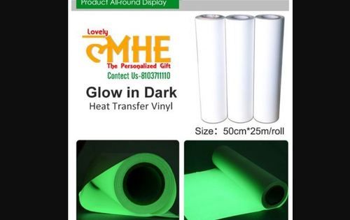 Garment Printing Glow In Dark Heat Transfer Vinyl Roll