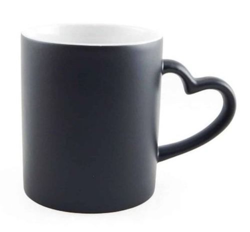 Heart Shape Handle Ceramic Coffee Mugs
