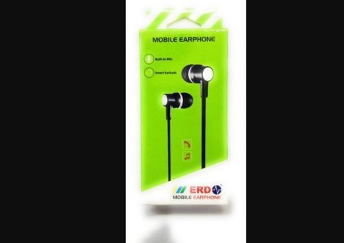 Black Erd Mobile Phone Earphone