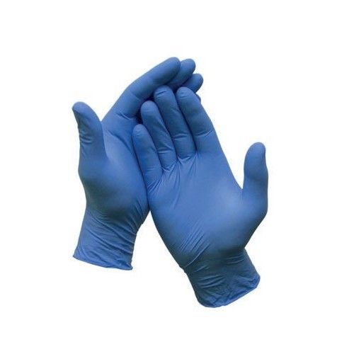 Protective Powder Free Nitrile Gloves (Sizes: S, M & L)