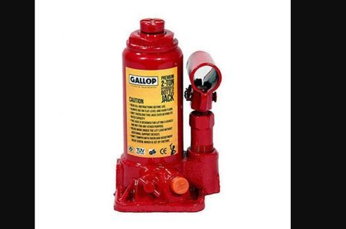 Red Garage Car Bottle Jack