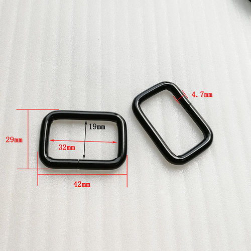 Metal 12*29Mm Black Square Buckle For Belt Buckle(Hd513-20)