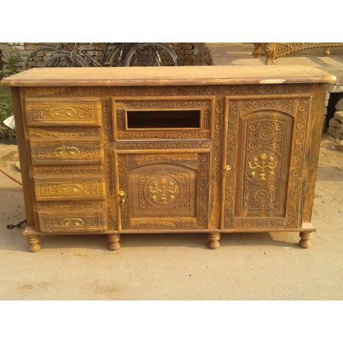 Brown Dining Room Wooden Cabinet