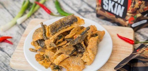 100 % Natural Dried Basa Fish Skin