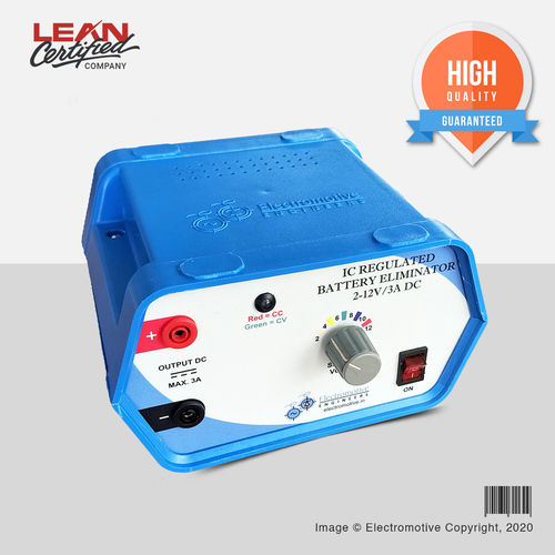 Blue Battery Eliminator Ic Regulated 3A