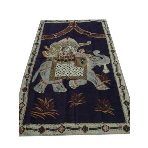 Elephant Printed Floor Carpet Non-Slip