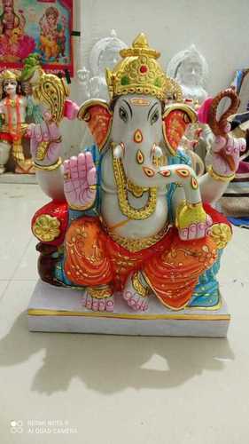 Perfect Shape Marble Ganesh Murti By Kartikeya Murti Bhandar