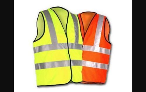 Yellow Sleeveless Reflective Safety Jacket