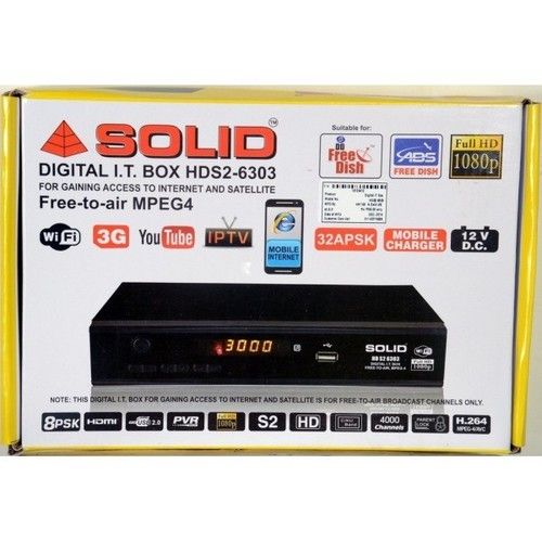 Solid Hds2-6303 Digital It Box For Gaining Access To Internet And Satellite Application: Solid.Sale