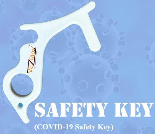 White Color Personal Safety Key