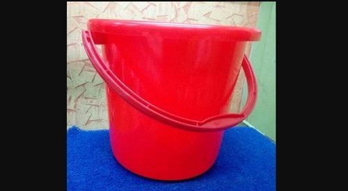 20 Litre Red Plastic Bucket Hardness: Rigid