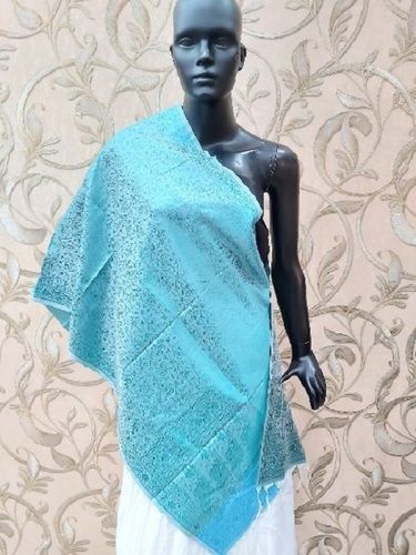 Various Colors Are Available Fancy Jamwal Silk Scarves