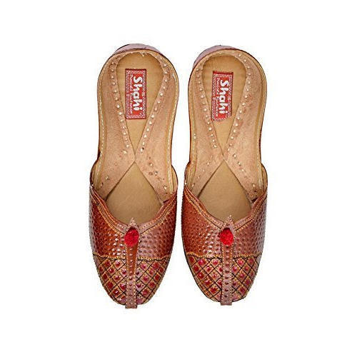 All Single Color Leather Punjabi Jutti For Women