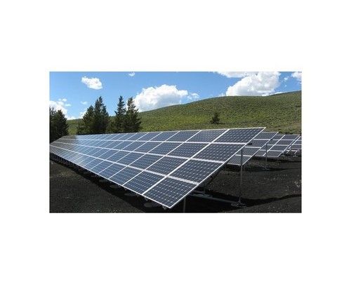 Blue Monocrystalline Solar Power Panels