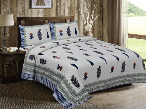 Multi Cotton Bedsheets With Pillow Cover