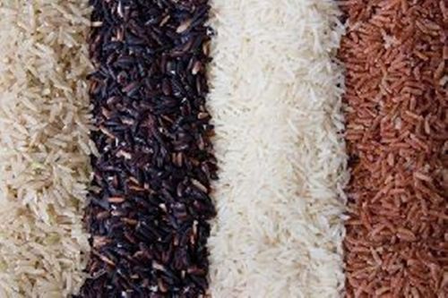 White Indian Rice With Multi Colors