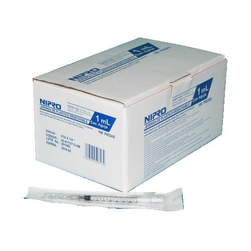 Nipro 1Ml Luer Slip Tuberculin Syringe Usage: For Injection