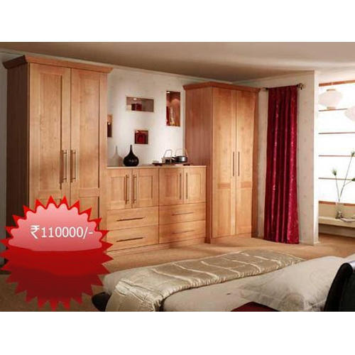 As Per Need Wooden Bedroom Almirah Set