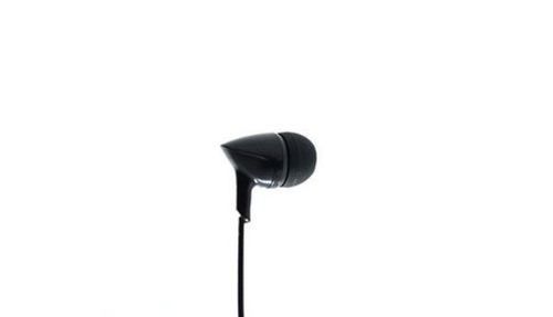 Alpino Black Mobile Wired Earphone Body Material: Plastic