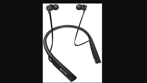 Alpino Wireless Rechargeable Neckband Headphone Body Material: Plastic