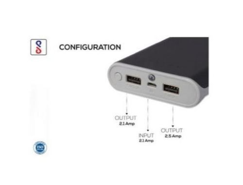 Dual Usb Lithium Ion Mobile Power Bank Charger