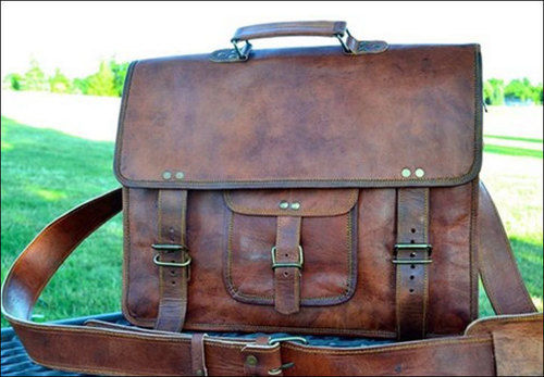 Handmade Brown Leather Bag
