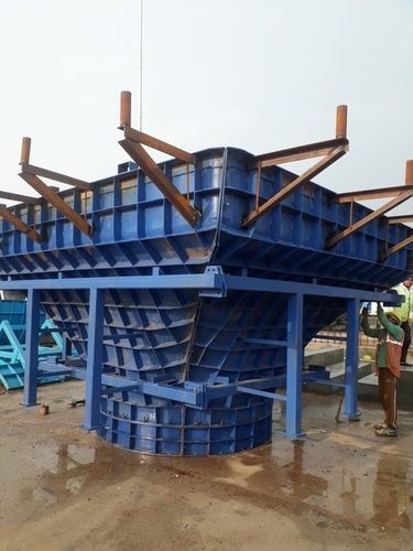 Pier Cap Shuttering Application: Industrial Works