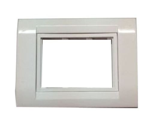 Plain White Polycarbonate Modular Switch Plates Application: Domestic