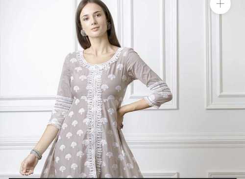 Round Neck Ladies Kurti