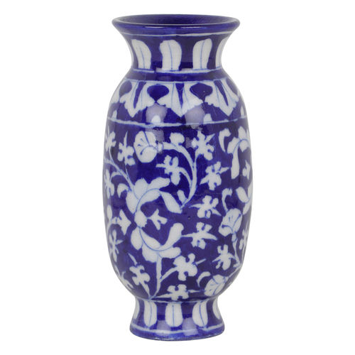 Blue GoBamboos Decorative Flower Vase