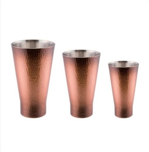 Metal Copper Wide Mouth Tumbler