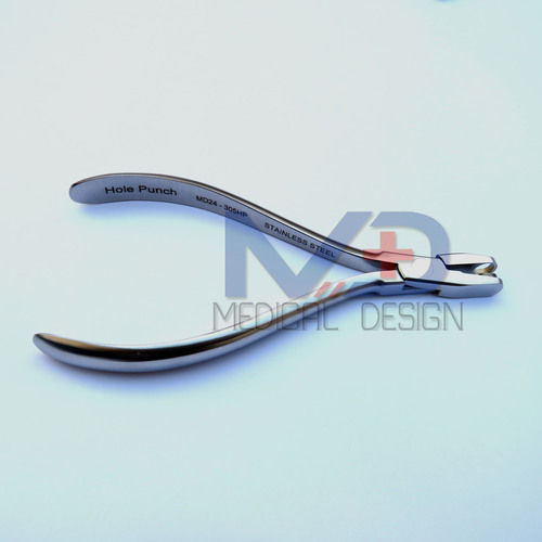 Dental Orthodontic Plier Hole Punch Cutter