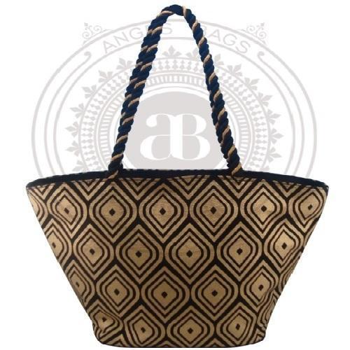 Multicolor Fashionable Ladies Jute Handbag