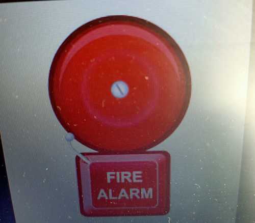 Polished Plastic Fire Alarm - Coverage Area 8-10ft , Durable and Low Maintenance Conventional & Addressable Type