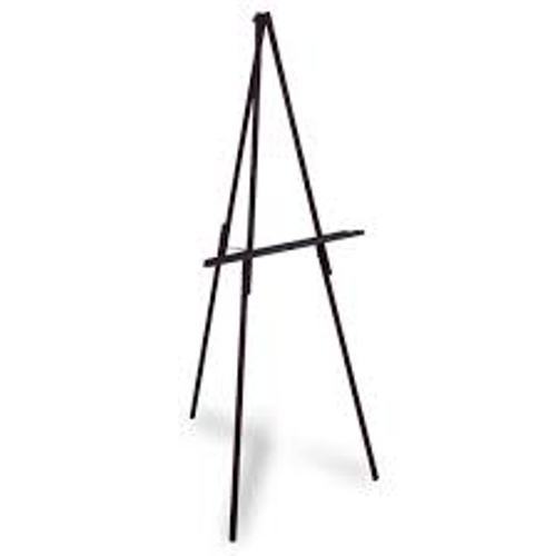 Aluminum Adjustable Lightweight Floor Easel - Polished Metal, Portable Design for Advertisement, Decoration, Gift, and Paint Use