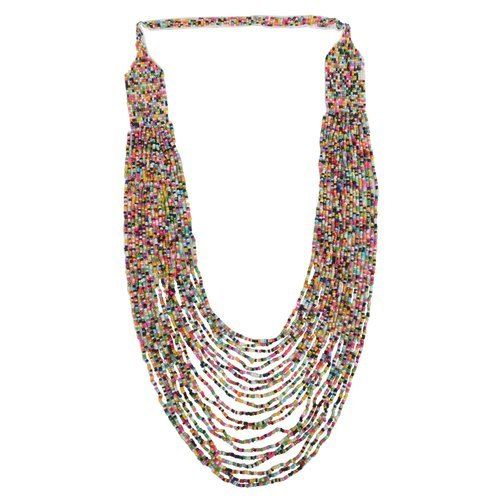 Designer Multi Beaded Necklace