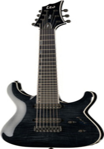 Esp Ltd H-1007 देखें थ्रू ब्लैक इलेक्ट्रिक गिटार