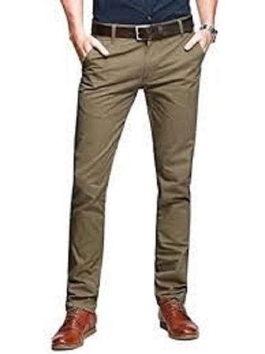 Various Colors Are Available Plain Mens Casual Trouser